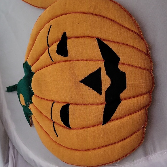 Halloween kitchen  Pot holders pumpkins - Picture 2 of 4